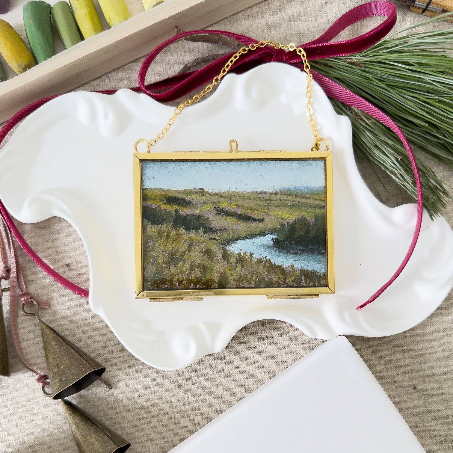 Pastel Ornament No. 13