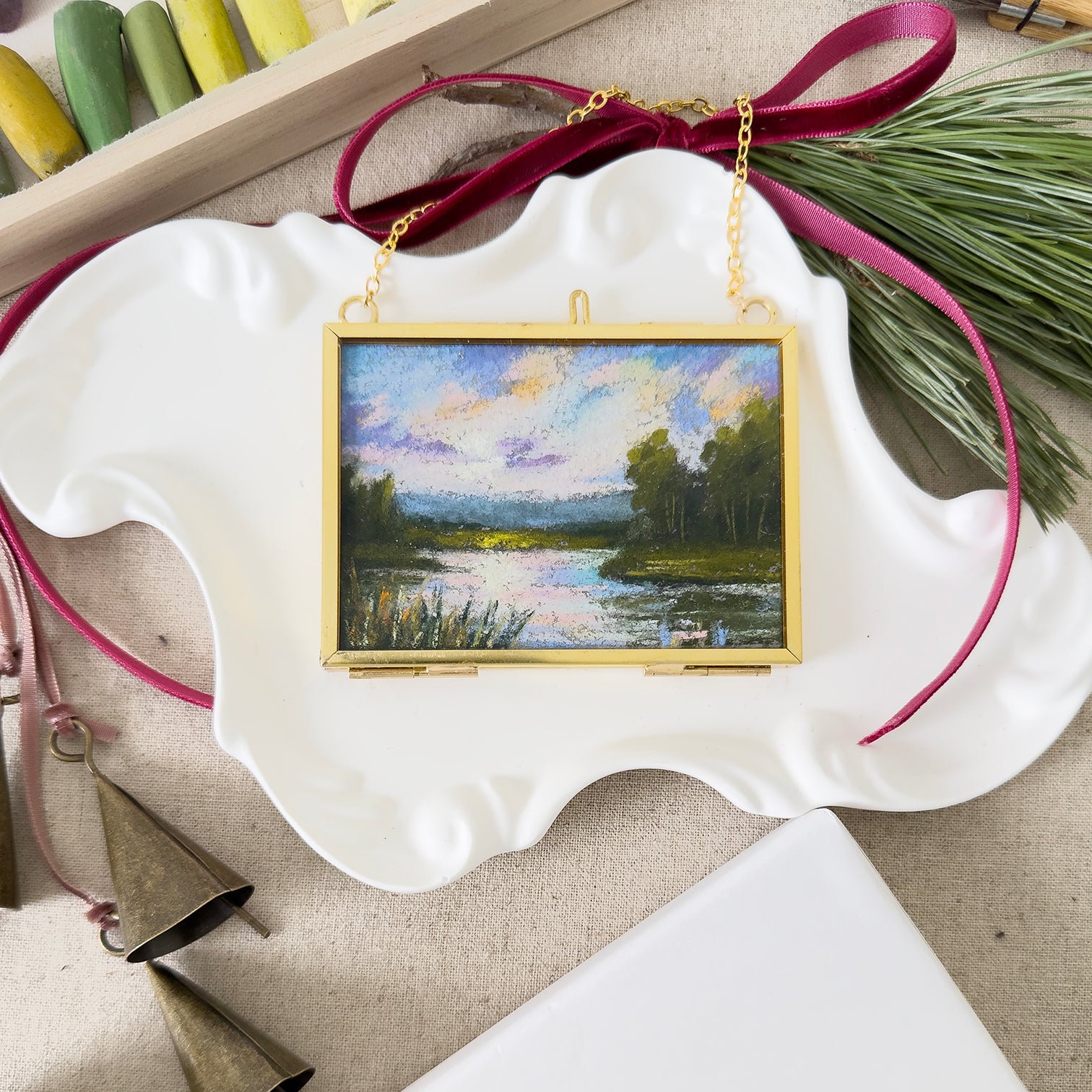 Pastel Ornament No. 8